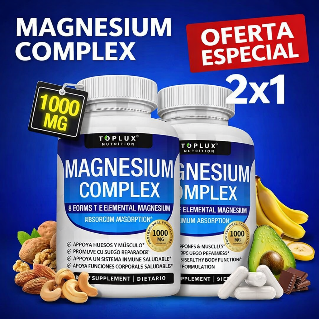 Oferta 2 x 1  - Magnesio Complex + envio gratis