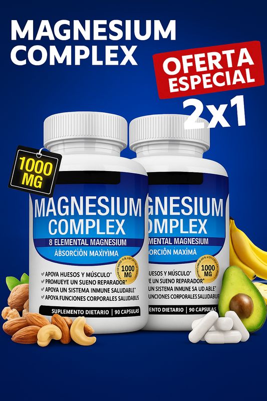 Oferta 2 x 1  - Magnesio Complex + envio gratis