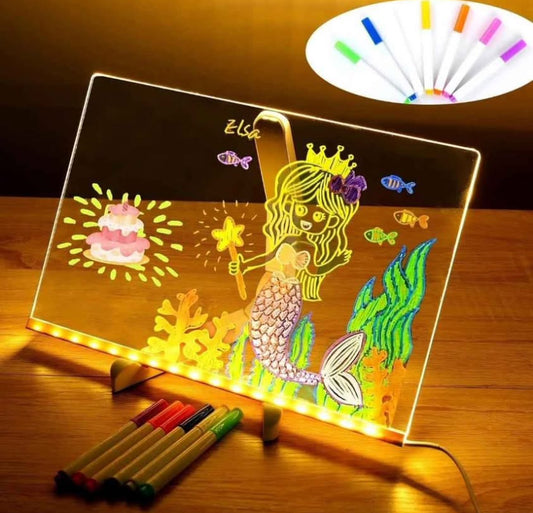 Pizarra magica led para niños