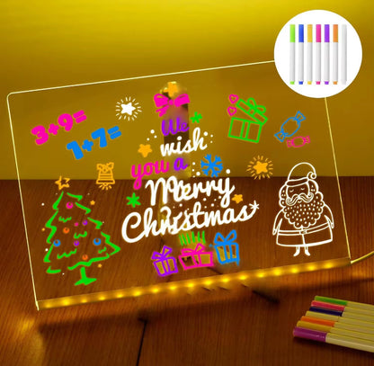 Pizarra magica led para niños