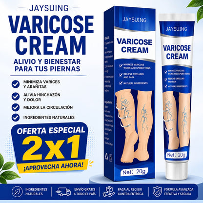 OFERTA 2X1 CREMA PARA VARICES Y ARAÑITAS