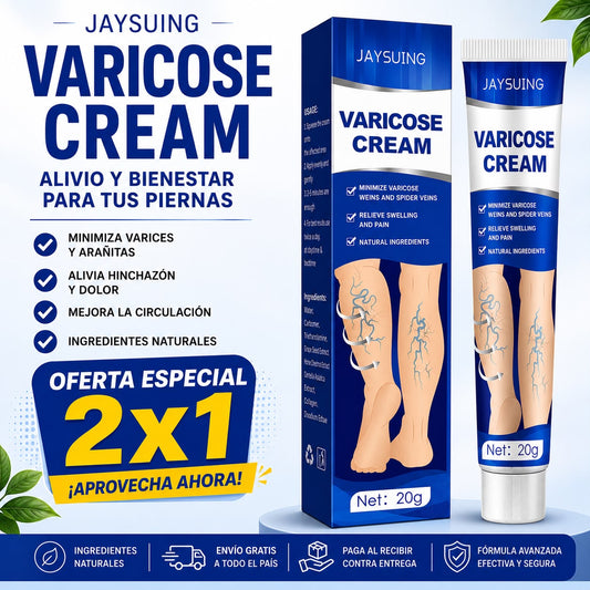 OFERTA 2X1 CREMA PARA VARICES Y ARAÑITAS