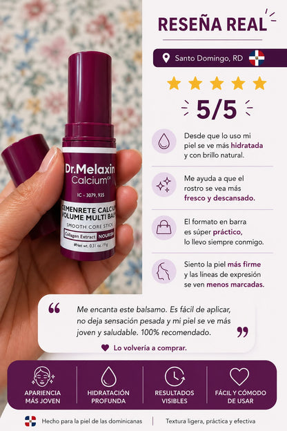Dr. Melaxin Bálsamo Coreano de Colágeno Reafirmante Antiedad y Antiarrugas